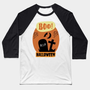 Halloween graveyard Baseball T-Shirt